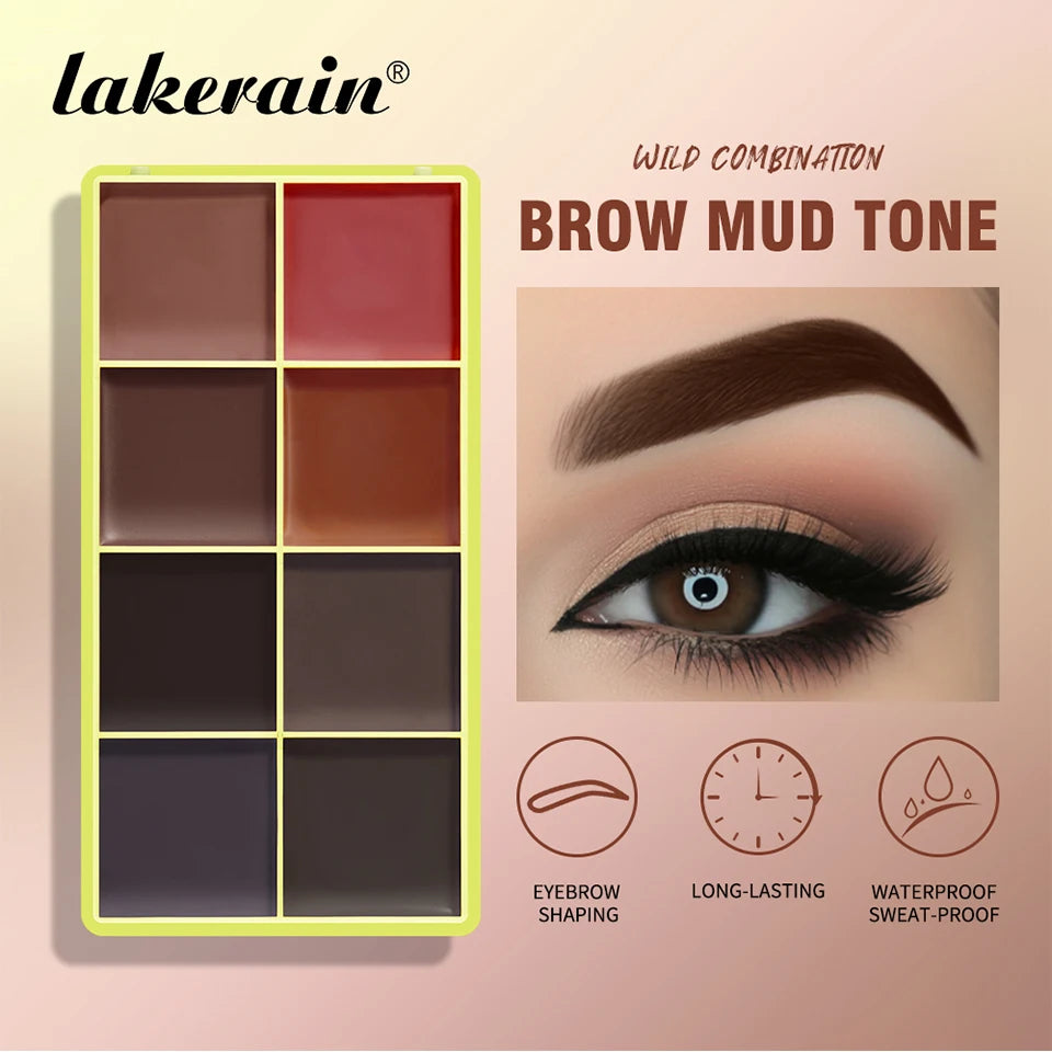 8-Color Cream Blush and Contour Palette - 19