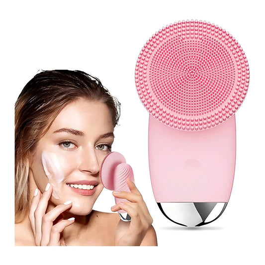 Electric Silicone Facial Cleansing Brush for Pore Cleaning