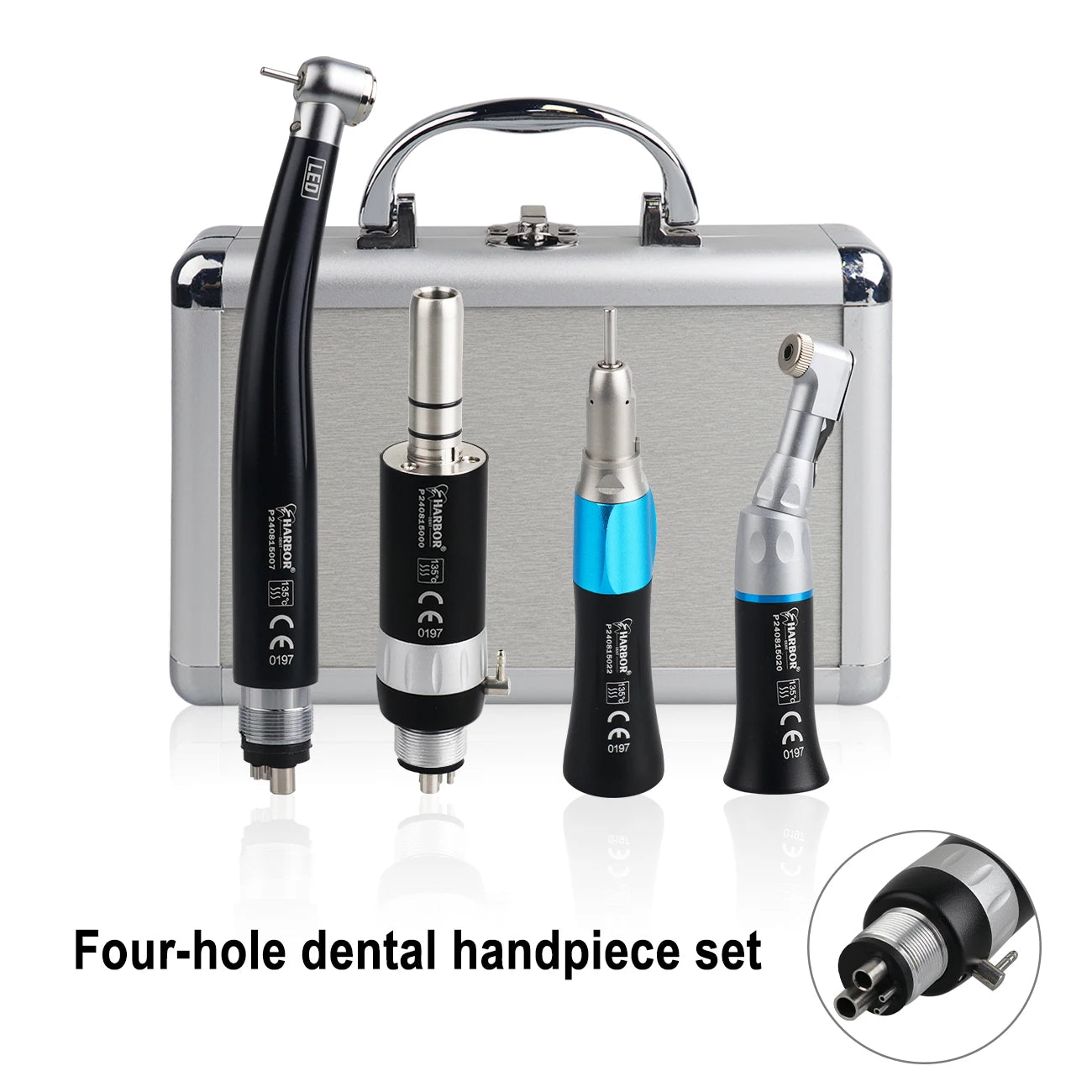 4-Piece Professional Dental Handpiece Kit - 31