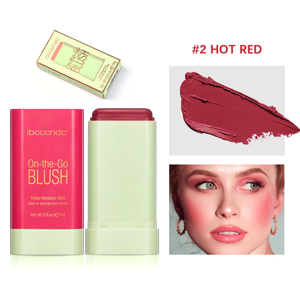 Creamy Multi-Use Tinted Blush Stick for Lips and Cheeks - 26
