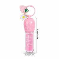 Hydrating Strawberry Pendant Mirror Lip Gloss