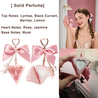 Portable Strawberry Cake Solid Perfume Charm