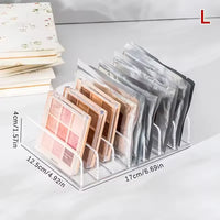 7-Compartment Makeup Palette Organizer for Vanity