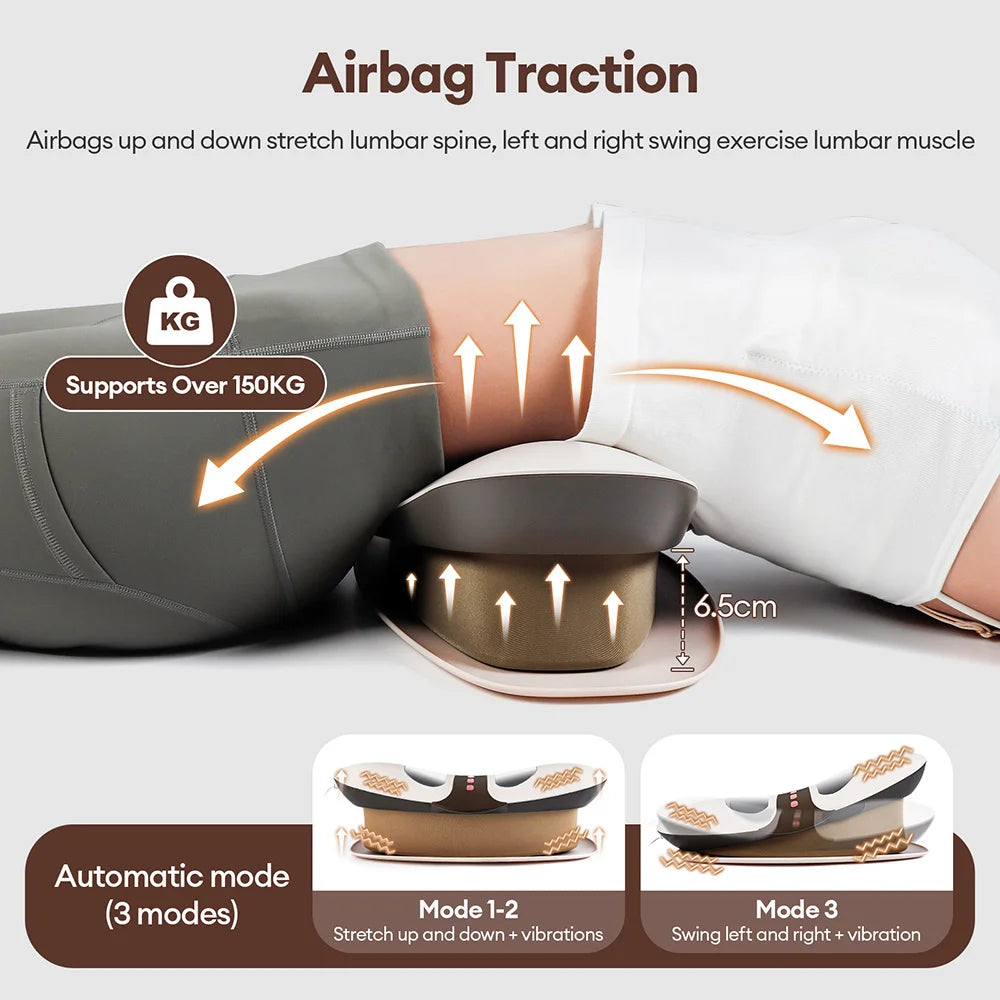 Electric Lumbar Traction Massager for Back Pain Relief - 19