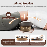 Electric Lumbar Traction Massager with Vibration and Heat