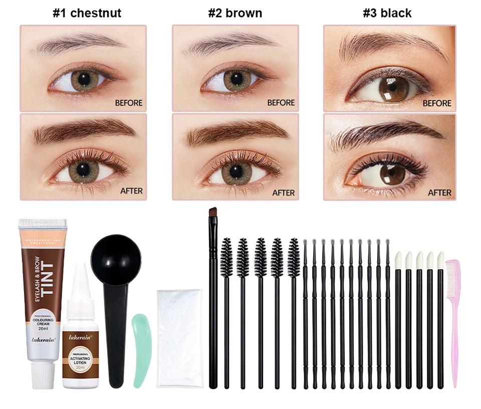 Professional Eyelash and Eyebrow Tinting Kit for Natural Definition - 8