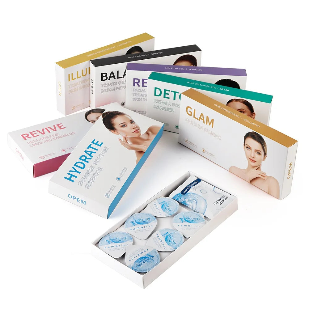 CO2 Oxygen Facial Treatment Capsule and Gel Kit - 17