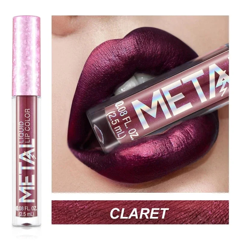 Waterproof Long-Lasting Matte Liquid Lipstick - 12