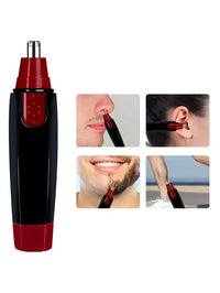 Electric Nose and Ear Hair Trimmer for Painless Grooming