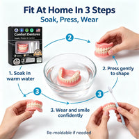Instant Smile Moldable Cosmetic Denture Set