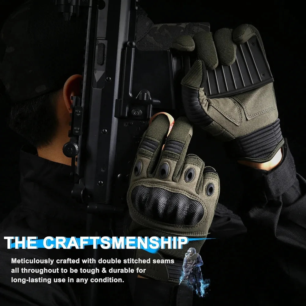 Tactical Full-Finger Touch Screen Protective Gloves - 4
