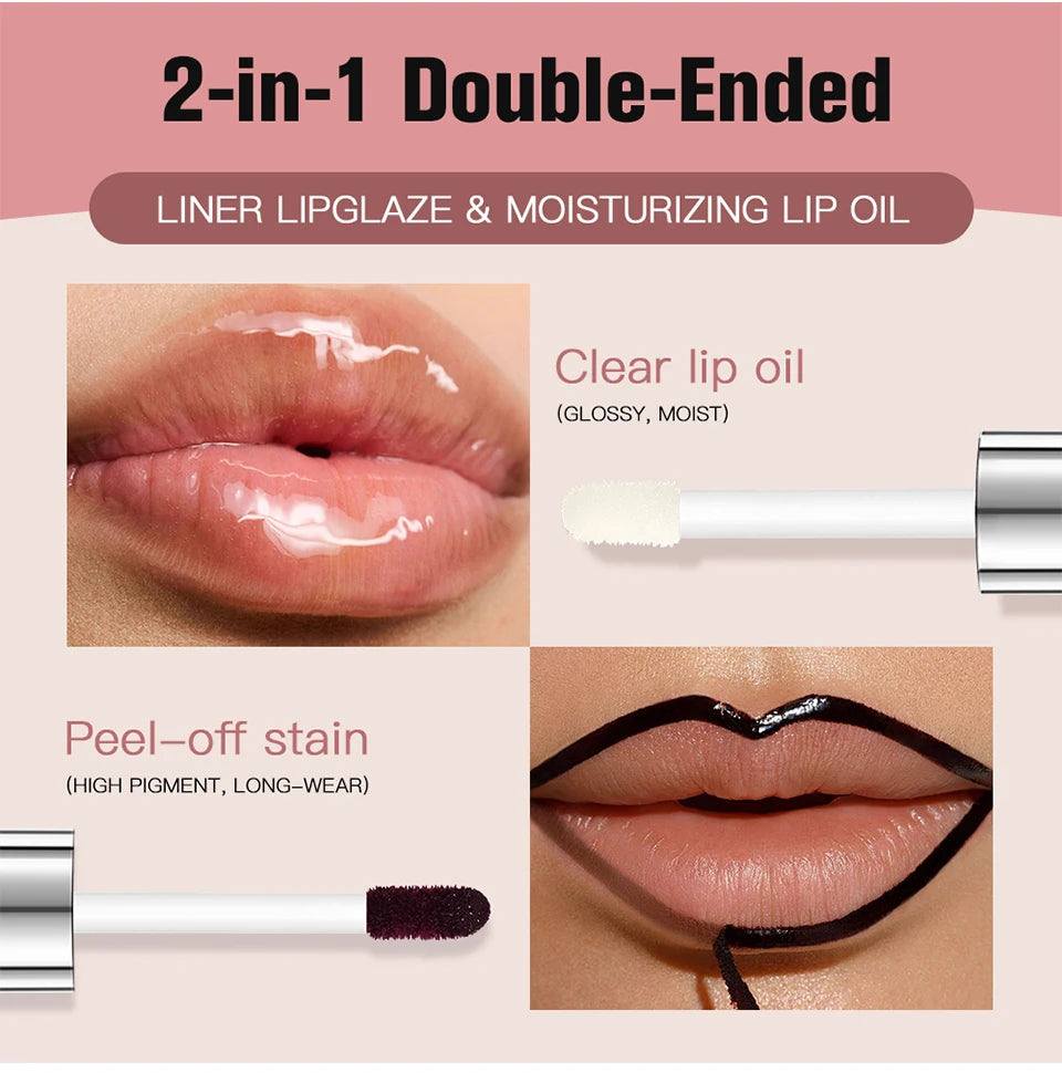 2-in-1 Waterproof Peel-Off Lip Stain and Hydrating Oil - 10