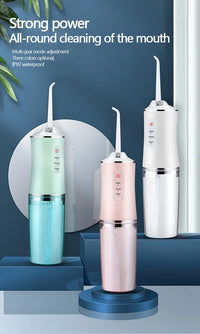 Portable Cordless Water Flosser for Teeth Cleaning