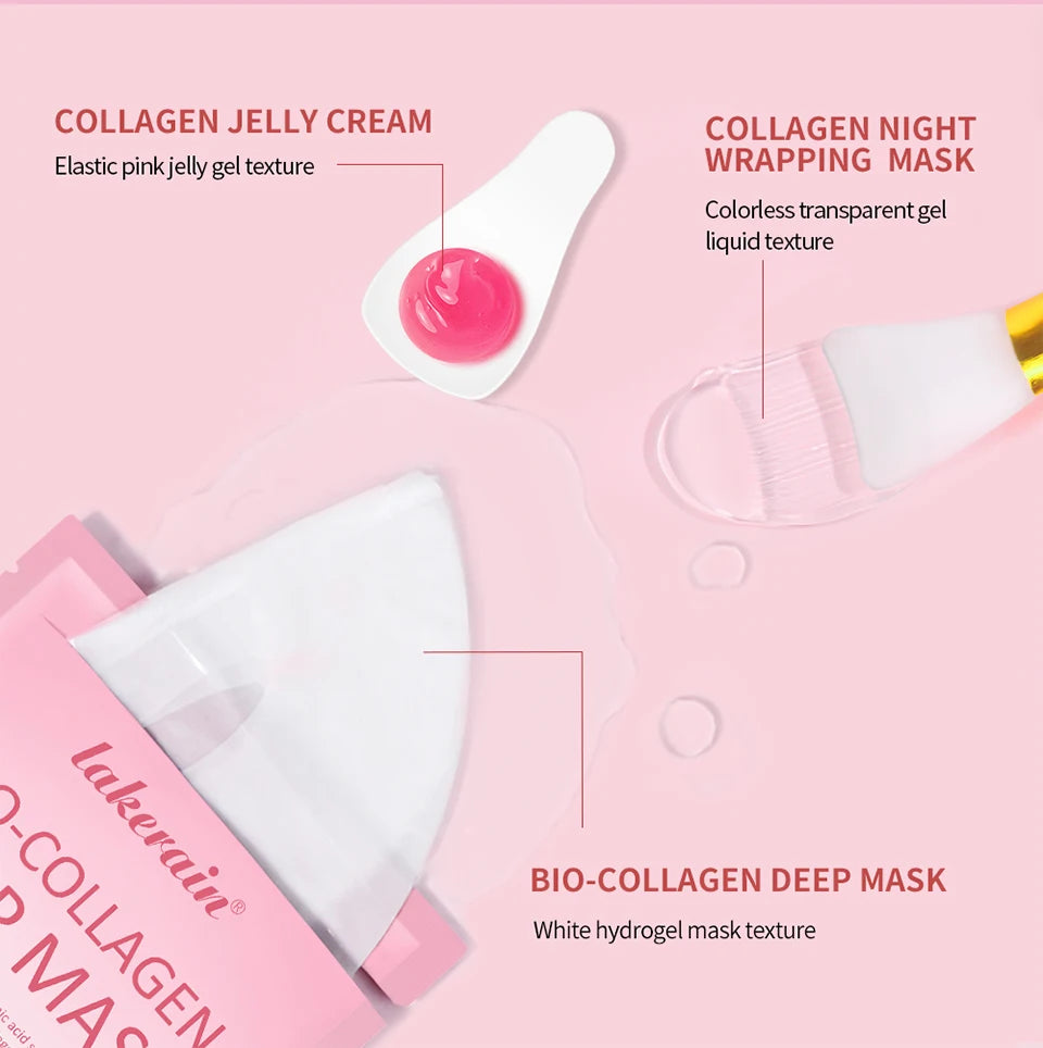 Collagen Hydrating Face Skincare Set for Radiant Skin - 14