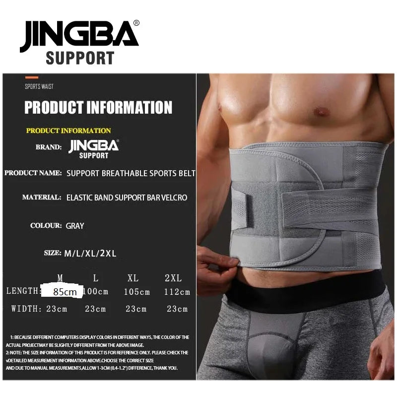 Adjustable Lumbar Support Belt for Back Pain and Fitness - 6
