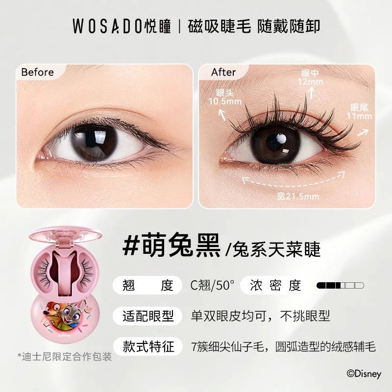 Magnetic Reusable False Eyelashes with Applicator Tool - 32