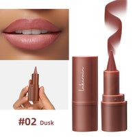2-in-1 Waterproof Matte Lip Liner and Lipstick Crayon
