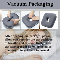 Ear Piercing Pillow for Side Sleepers with Ear Hole