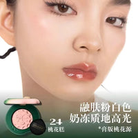 Emotional Shimmer Pressed Powder Blush for Natural Radiant Glow