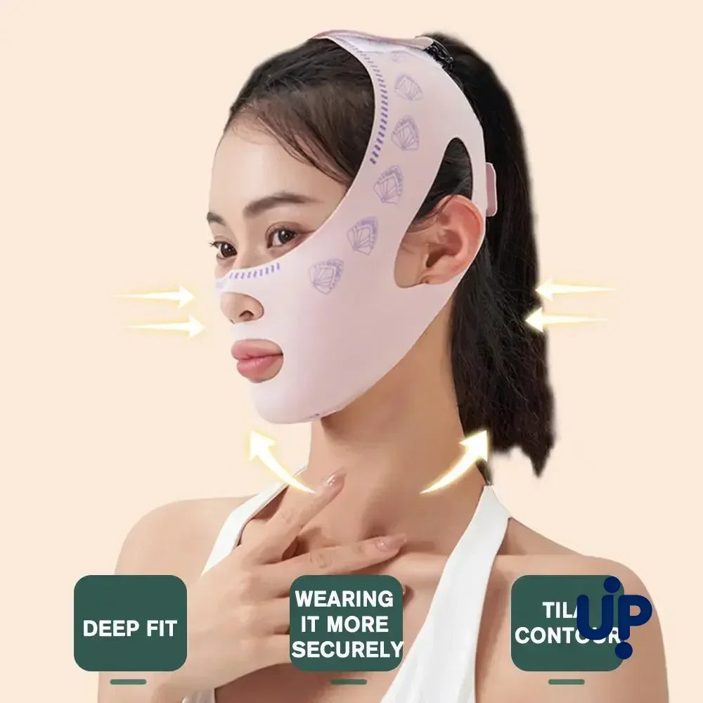 V-Line Face Lifting and Slimming Compression Mask - 7