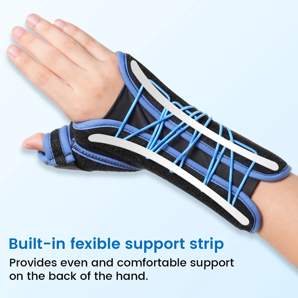 Adjustable Wrist and Thumb Support Brace for Pain Relief - 9