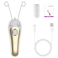 Portable Electric Cotton Threading Hair Remover for Face and Body