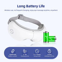 Wireless Heated Eye Massager for Stress and Fatigue Relief