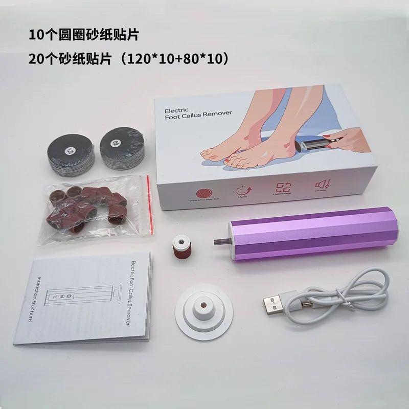 2-in-1 Electric Foot Callus Remover and Nail Polisher - 12