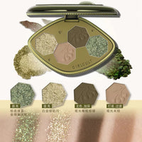 4-Color Chameleon Shimmer Eye Shadow Palette