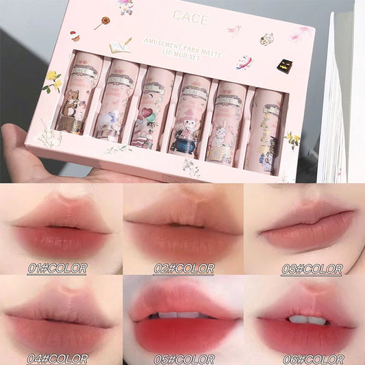 Matte Liquid Lipstick Set for Long-Lasting Waterproof Wear