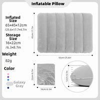 Inflatable Travel Pillow for Neck, Back, and Leg Support