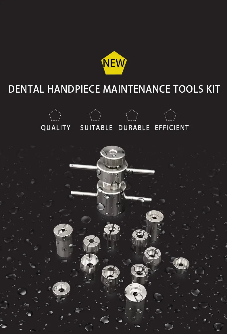 Dental Handpiece Repair and Bearing Maintenance Tool Set - 7