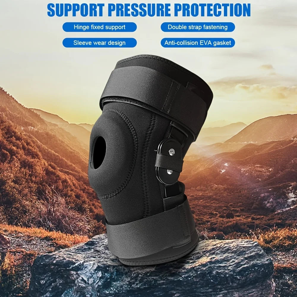Adjustable Hinged Knee Brace for Joint Support and Pain Relief - 4