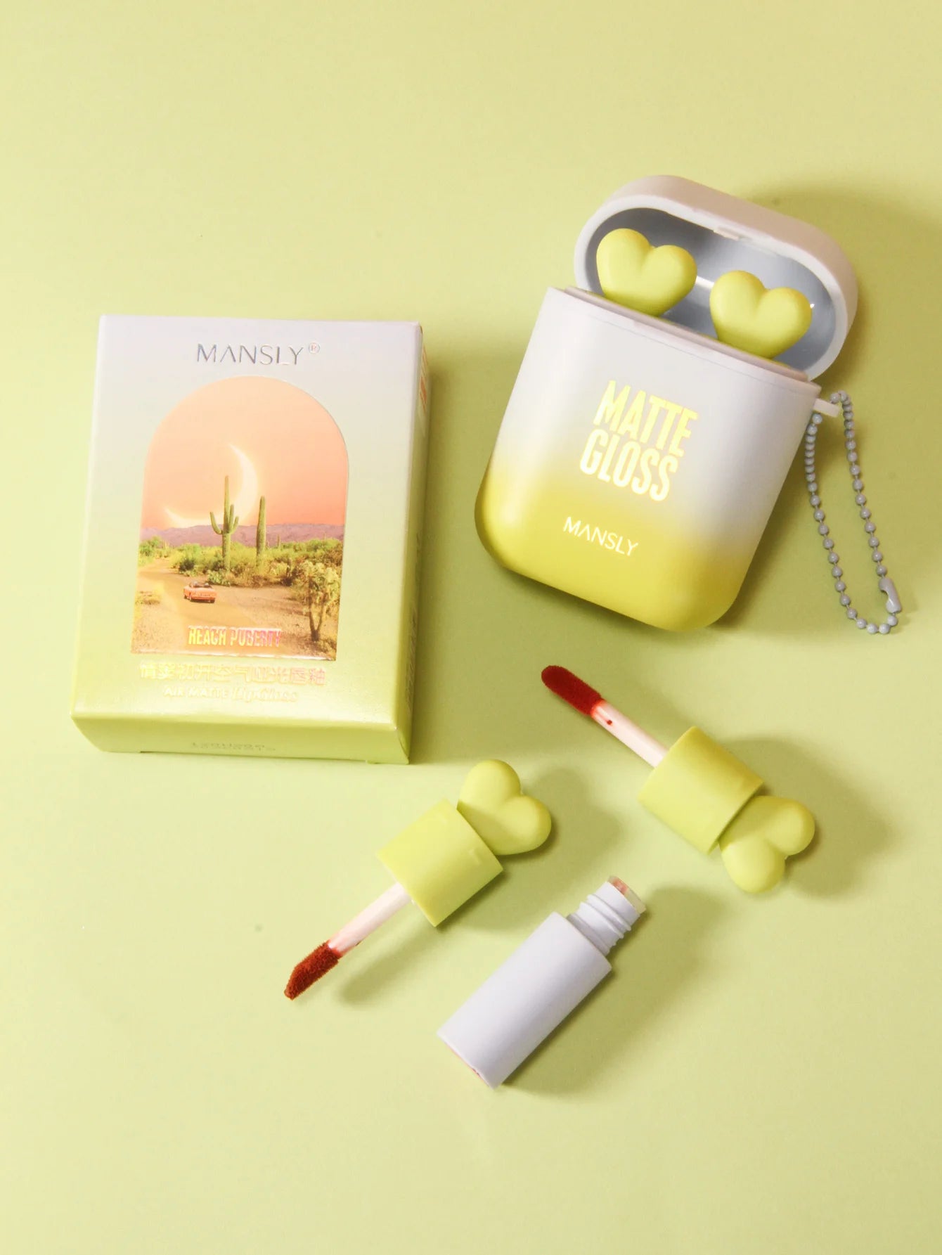 Velvet Matte Liquid Lipstick Set in Portable Charging Case - 19