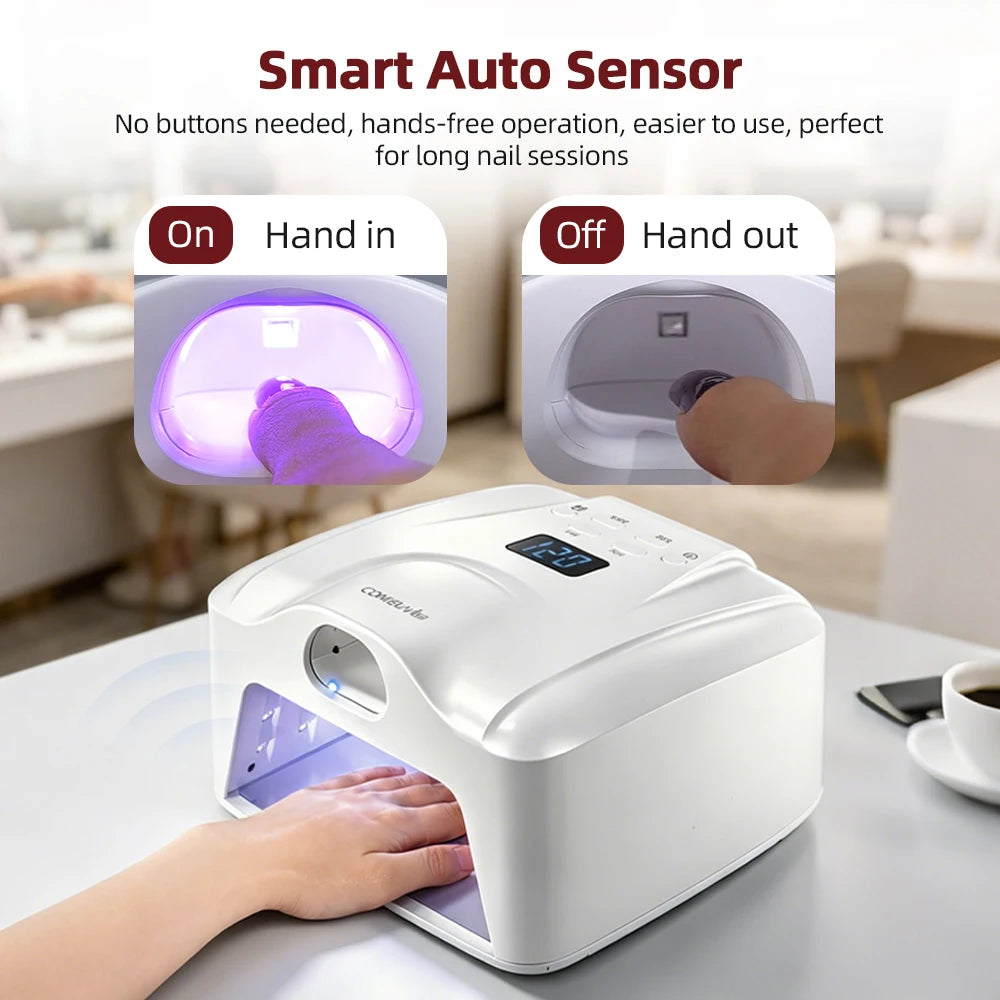 Professional Dual-Mode LED Nail Dryer Lamp - 4