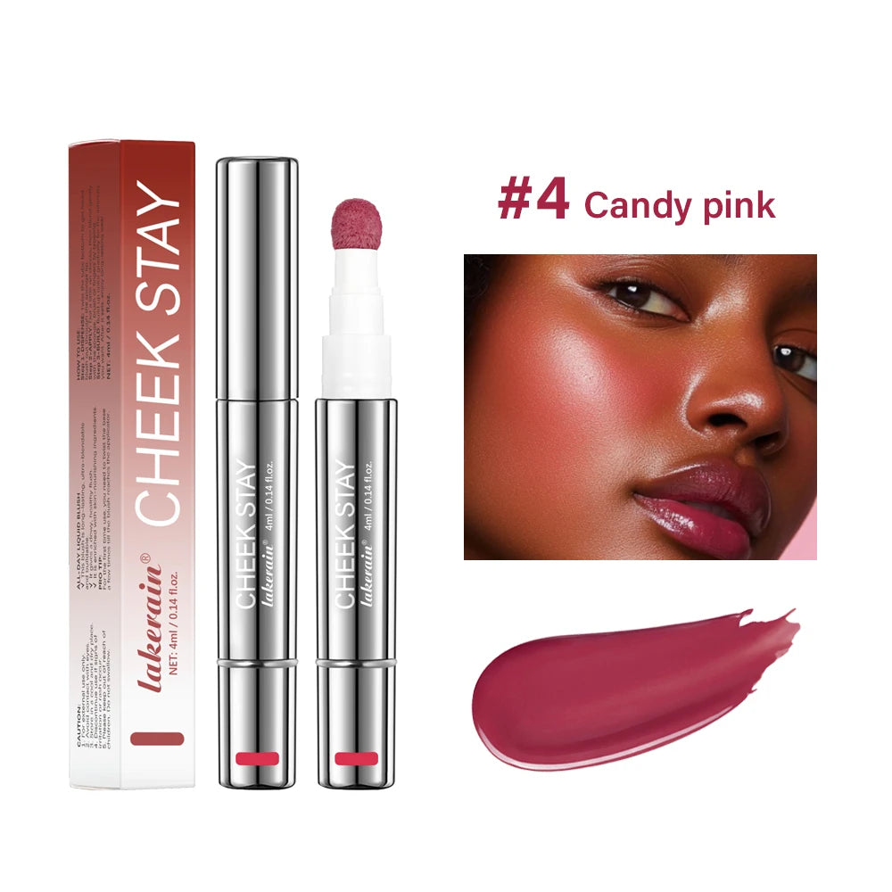Liquid Blush Stick with Sponge Tip for Natural Glow - 21
