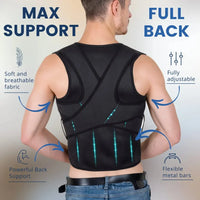 Adjustable Full Back Posture Corrector Brace