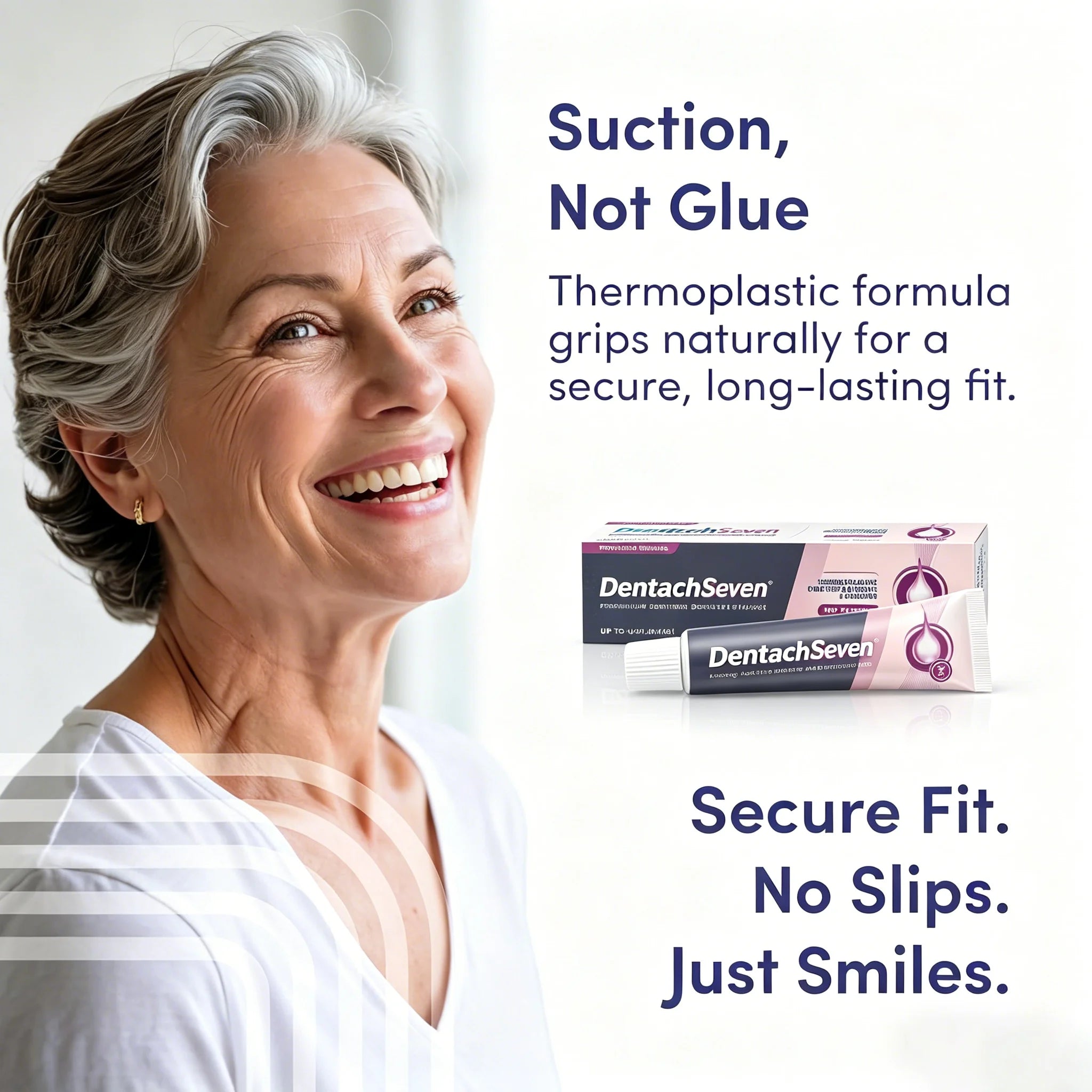 Waterproof Zinc-Free Denture Adhesive Cream - 4