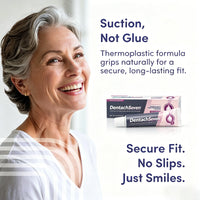 Waterproof Zinc-Free Denture Adhesive Cream