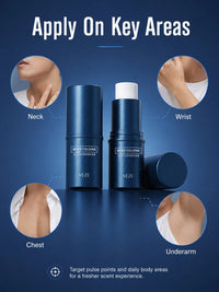 Portable Men’s Solid Cologne and Body Lotion Fragrance Set
