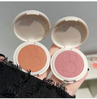 Matte Rabbit Face Blush Powder for Natural Makeup