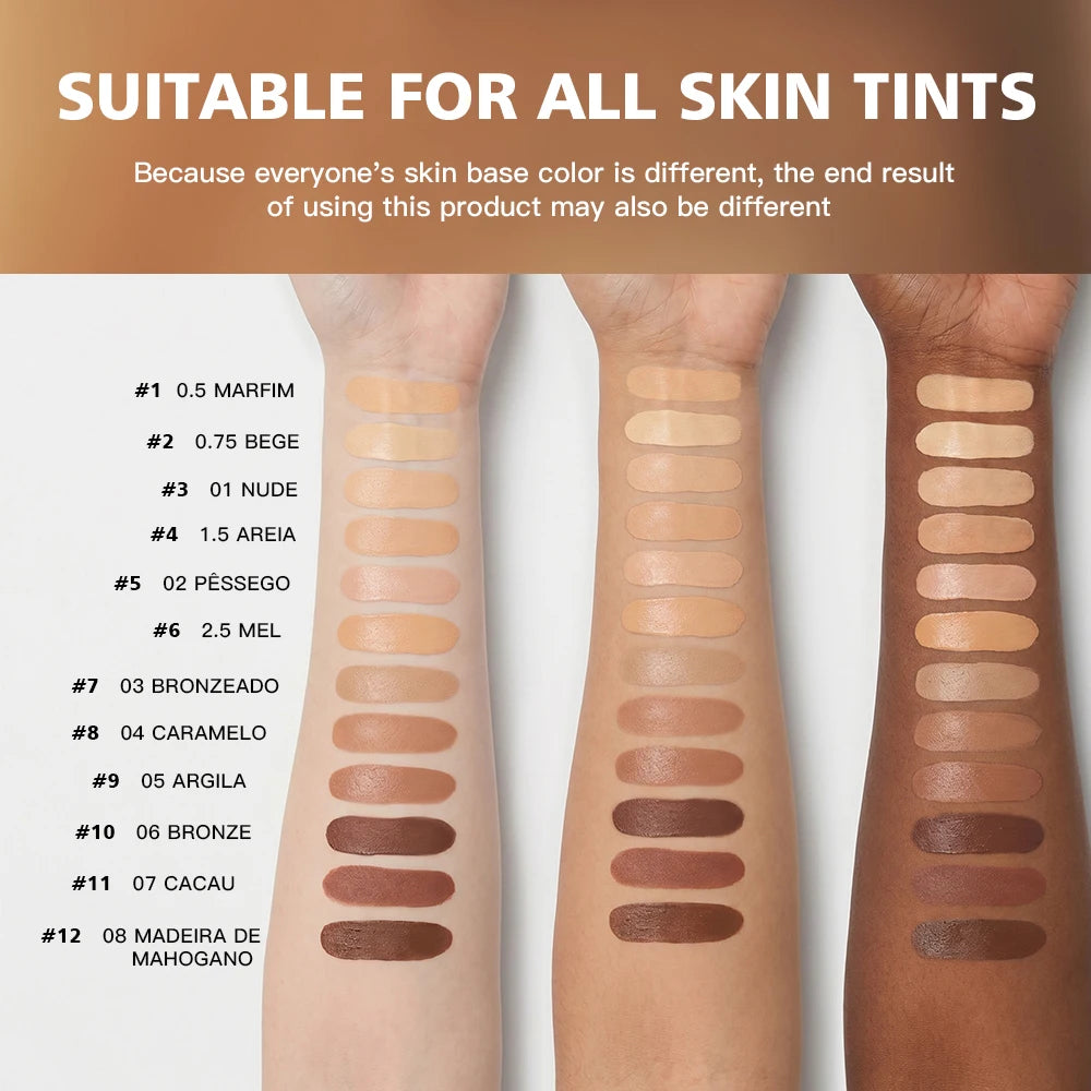 Matte Lightweight Liquid Foundation for Flawless Poreless Skin - 6
