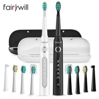 Dual Rechargeable Sonic Electric Toothbrush Set