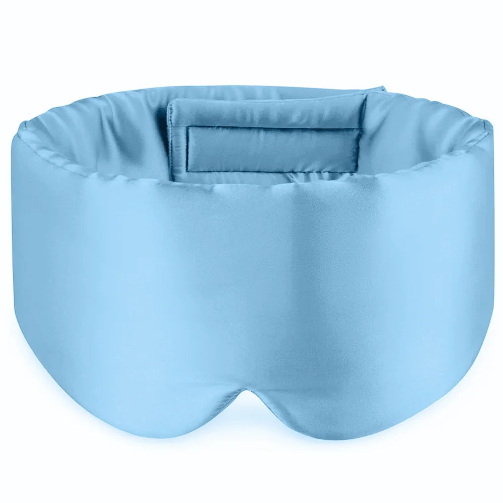 Silk Sleep Mask with Adjustable Strap for Deep Relaxation - 9