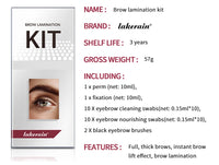 Professional Semi-Permanent Eyebrow Lamination Kit