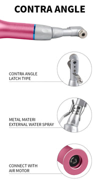 Professional Dental Handpiece Kit with LED and Water Spray