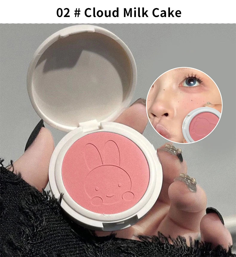 Matte Rabbit Face Blush Powder for Natural Makeup - 18