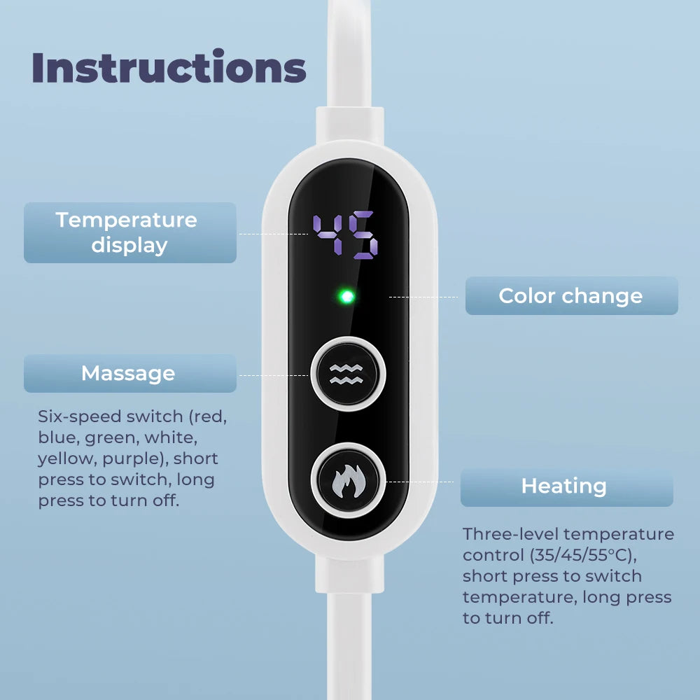 Heated Vibrating Eye Mask for Fatigue and Dry Eyes - 13