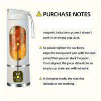 Portable USB Rechargeable Mini Blender with Digital Display