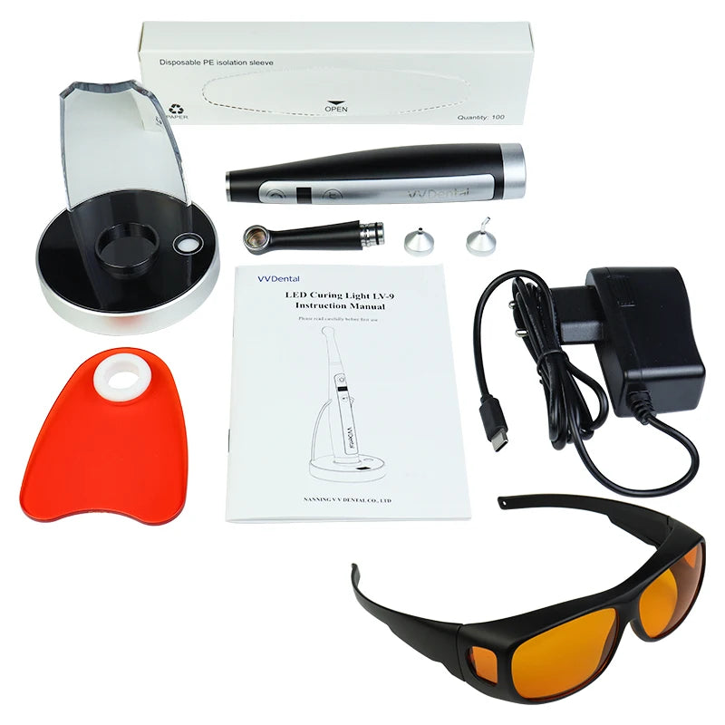 Wireless Dental LED Curing Light with Caries Detection - 5